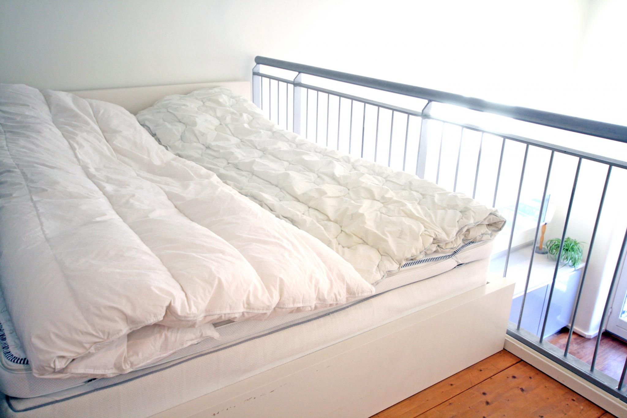 Dobbeltseng på hemsen